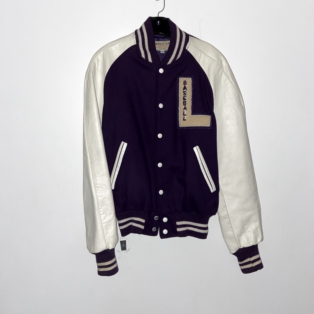 Vintage Baseball Varsity warm up Bomber Jacket L​​​​​
